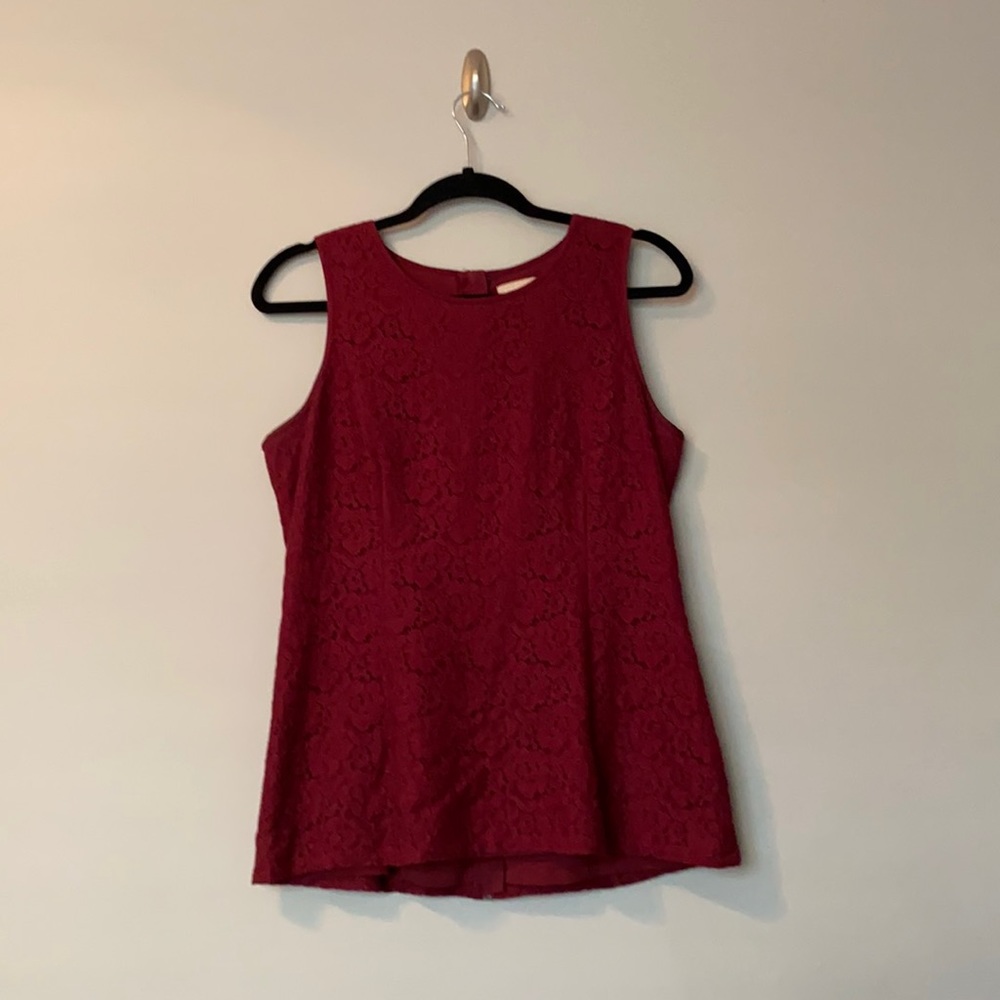 Banana Republic lace detail top, 10